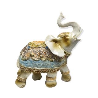 Elefante Decorativo Em Resina Indiano Sabedoria Sorte Prosperidade Dinheiro Presente Decorativo Indiano Presente (2)