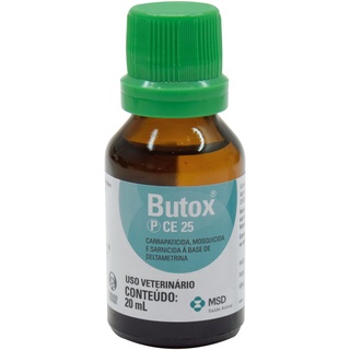 Butox 20ML pulverização para pulgas, piolhos e carrapatos