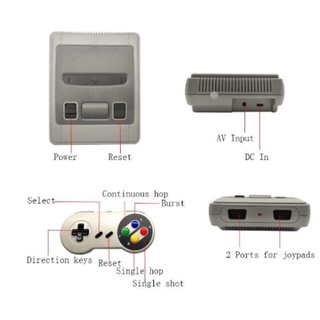 Mini Controle De Vídeo Games 660 Retro Clássico Arcade Super SFC Dois Controlador Gamepads TV AV Console (8)