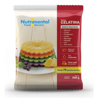 Gelatina em Pó Sabor Uva 500g Nutrimental