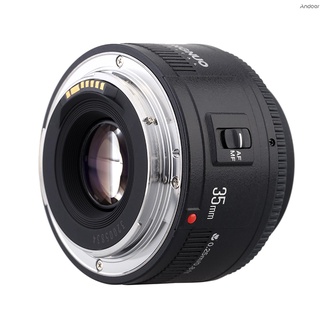Yongnuo Yn35Mm Lente F2 1: 2 Af / Mf Wideangle Fixo / Prime Lente Foco Automático Para Canon Ef Mount Eos Camera (1)