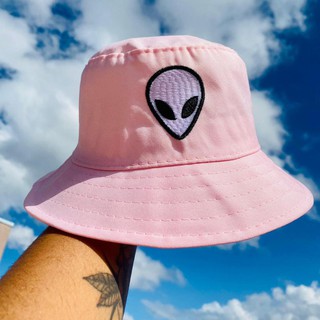 Chapeu Bucket Hat Now / Bts / Alien Moda Praia Personalizado