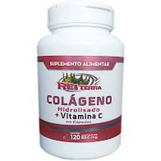 Colágeno Hidrolisado Com Vitamina C - 120 Cápsulas 500mg (1)