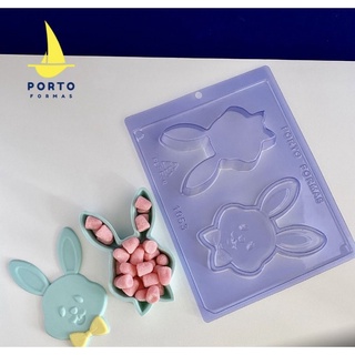 forma silicone p/chocolate Porto coelho porta joias p1053 lançamento Páscoa 2022