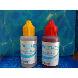 Reagente CL e pH Netuno 25 ml - produtos para piscina