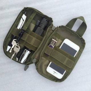 Saco Tático De Nylon Exterior Molle Militar Fanny Pack Telefone Chave Mini Ferramentas À Prova D'água Airsoft Sport Hunting Pouch (1)