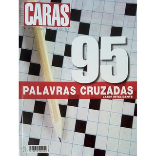Revista Passatempo Palavras Cruzadas Grande Editora Caras 100 Páginas Exclusiva Edição Especial