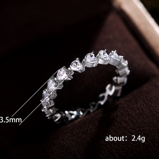 s925 sterling silver zircon ring women fashion sweet jewelry gift (5)