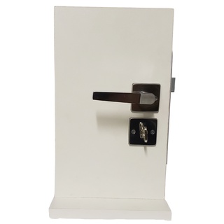 fechadura porta de madeira ferca interna banheiro roseta quadrada inox 40mm
