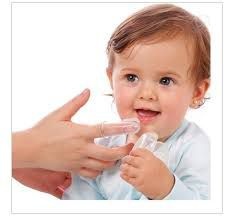 Dedeira de silicone para higiene da gengiva do bebe (4)