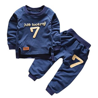 Autumn Children Clothes Sets Baby Boys Girls Warm Long Sleeve Sweaters+Pants Fashion Kids Clothes Sports Suit for Girls (8)