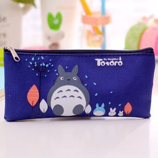 Bonito Tecido Kawaii Lápis Caso Encantador Dos Desenhos Animados Totoro Pen Bags Para Crianças Material De Escola Estudante (8)
