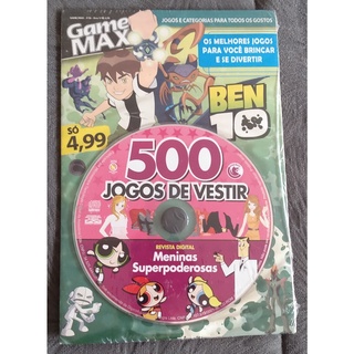 Revista Game Max Nº 58 Ben 10 Meninas Super Poderosas + 500 Jogos De Vestir No CD