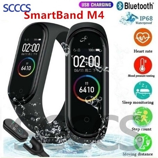 Smartband M4 Com Monitora De Pressão O Sanguínea / Fitness / Smartwatch / Rel Gio Inteligente