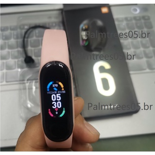 Xiaomi Mi band 6 /mi band 5 Suporte Português Versão atualizada relógio smartwatch m6 m5 Bluetooth 4.2 Monitor (1)