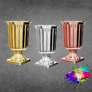 Vaso Grego - Vaso Decorativo - Luxo - Centro de Mesa - Plástico - Vaso 19cm - 1 unidade