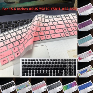 Capa Protetora De Silicone Ultra Fina Para Teclado De Laptop De 15,6 Polegadas Asus Y581C Y581L A52 A52J