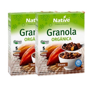 Kit 2 Granola Organico Native Com Cacau 250g