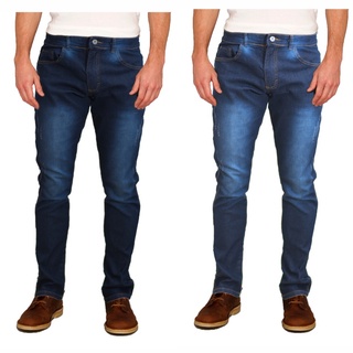 kit 2 calças jeans masculina SLIM FIT Original Elastano Lycra. Top de linha (1)