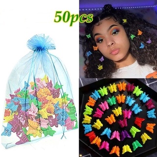 50 clipes de cabelo colorido para meninas / crianças para bebês