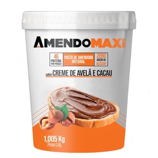 Pasta De Amendoim Creme De Avela E Cacau Amendomax