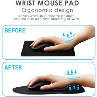 SUQI Mouse Pad Ergonômica Flexível Confortável Antiderrapante (2)