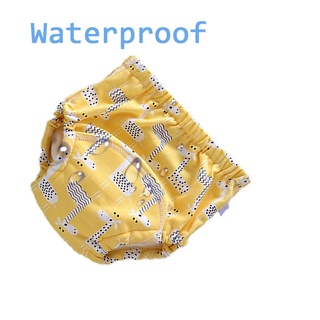 6 Camadas Cuecas De Treinamento De Bebê Reutilizável À Prova D'água Para Bebês Fraldas (4)