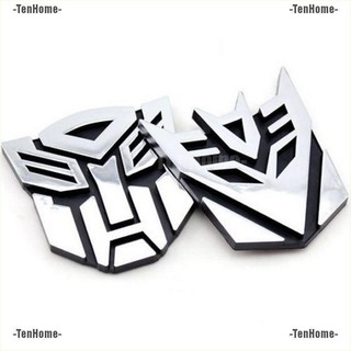 Tenhome Decalque / Adesivo 3d Logo Protetor Autobot Transformers Emblema Emblema Gráficos Para Carro