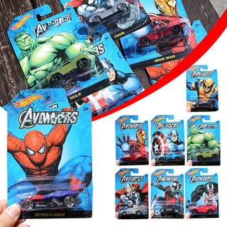 Hot Wheels Brinquedos Infantis Homem Aranha Venom Hulk De Ferro