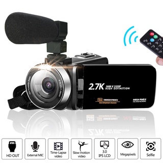 Câmera Filmadora De Vídeo HD 30 Milhão 2.7K pixels Digital De Viagem Em Casa Viver Broadcast DV O Camcorder