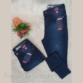 Calça jeans Feminina com detonado Promoção