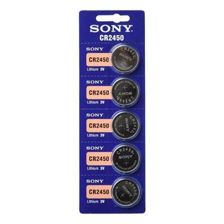 Bateria Sony Cr2450 3v Lithium (cartela 5 Unid)
