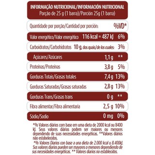 Barra de Castanhas, Morango e Chocolate Branco Nutsbar | 1 Unidade de 25g (4)