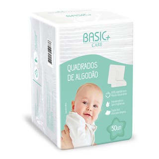 Algodao quadrado baby basic + care C/50