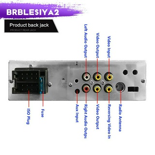 Brblesiya2 Mp5 Player Bluetooth Fm Com Tela Digital De Áudio Estéreo De 4,1 Polegadas Para Carro / Rádio Com Receptor Usb Duplo (7)