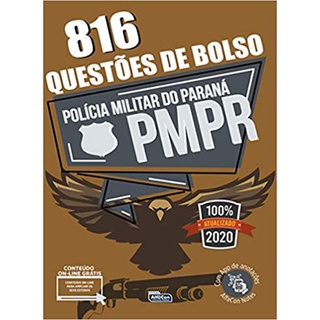 LIVRO - Questões de Bolso - Polícia Militar do Paraná - PM PR: Edição 2020 - AUTOR - Equipe Alfacon - EDITORA Alfacon