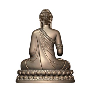 Buda Tibetano Hindu Tailandês Estátua Decorativo Meditando Base 3D 10 cm (3)