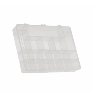 2 Caixa Organizadora Transparente Multiuso Plástico 20 Divisórias