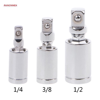 1/4" 3/8" 1/2" Universal Joint Set Ratchet Angle Extension Bar Socket Adapter Manual and Pneumatic 360 Rotary Adapter
