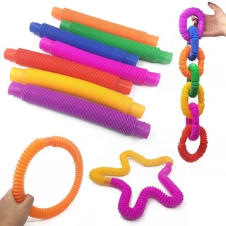 Pop Tube Fidget Toy Descompressão Sensorial
