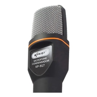 Microfone Condensador com Tripé e Cabo P2 Knup KP-917 (8)