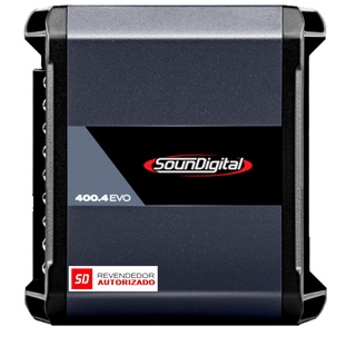 Amplificador SounDigital Sd400.4 4.0 SD400.4.4 Sd 400.4.4 Brigde 4 Ohms