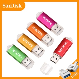 SanDisk 8GB Gb 64 32 16GB 128GB pen drive De Cor , Memória flash Retangular 2TB 1TB 512GB 256GB 64GB