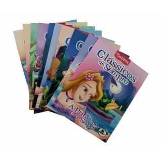 Clássicos de Sempre Kit 10 mini livros infantil