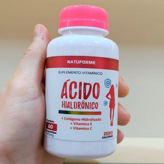 Ácido Hialurônico com Colágeno, Vitamina E e Vitamina C 1000mg - 60 Cápsulas - Natuforme - Anti-idade / Previne Rugas / Rejuvenescimento (5)