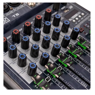 Mesa De Som Mixer 6 Canais Audio Interface Bluetooth Boxx T6 (6)