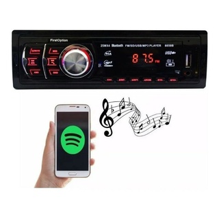 AUTO RADIO MP3 8850 COM BLUETOOTH CONTROLE REMOTO USB SD
