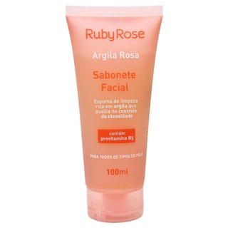 Sabonete Facial Argila Rosa - Ruby Rose