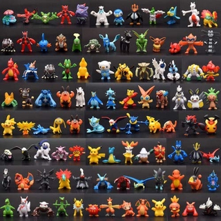 Lotes Mistos 24 Pokemon Mini Aleatória Pérola Figuras De Brinquedo
