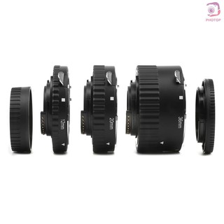 PR*SHOOT XT-365 Auto Focus AF Macro Extension Tube Adapter Ring Set 12mm 20m 36mm for Nikon F-mount AF Lens for Nikon (9)